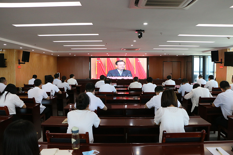 寧夏建投組織收聽收看寧夏回族自治區(qū)第十三次黨代會(huì)開幕大會(huì)直播實(shí)況